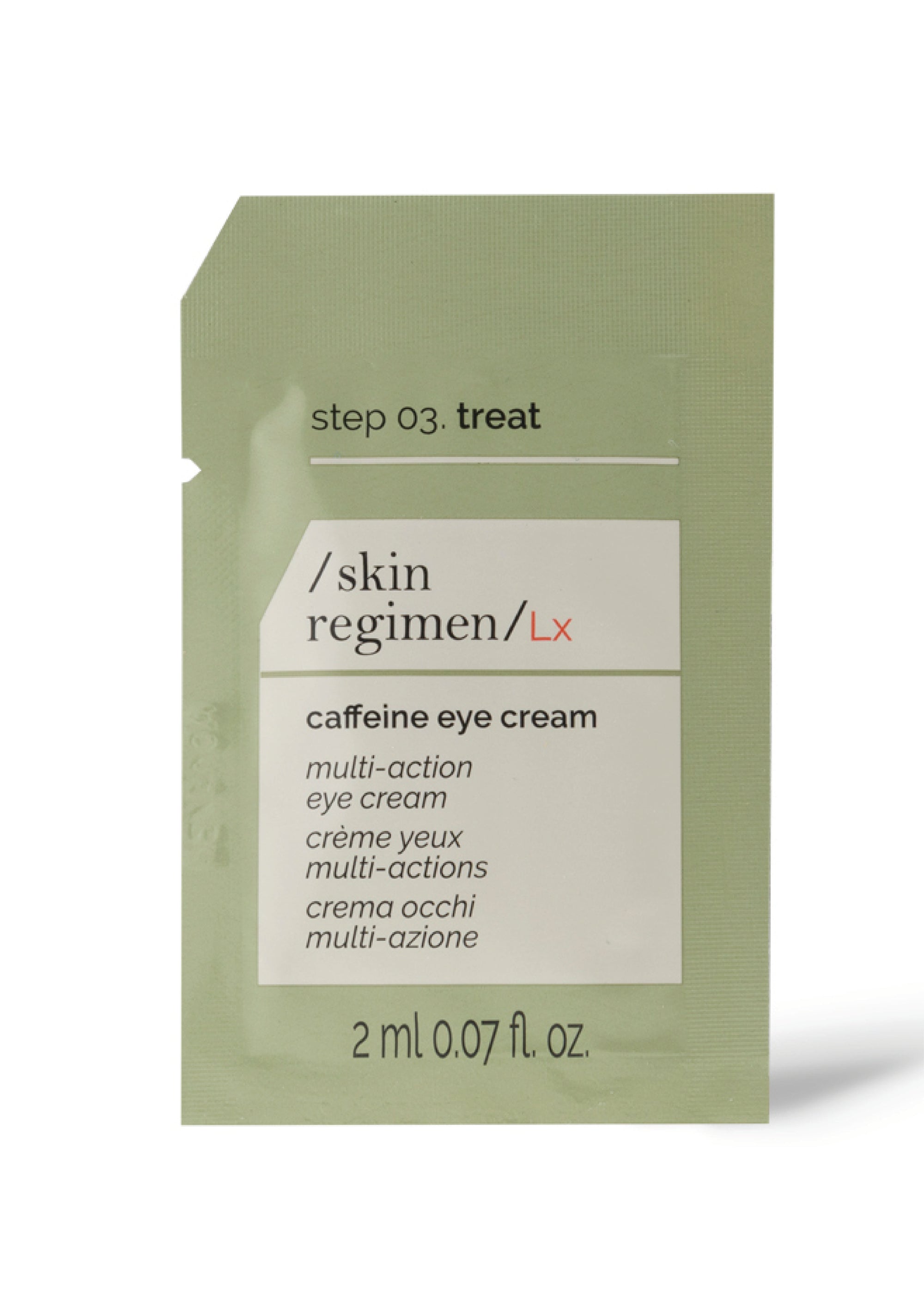 Comfort Zone: sachet SKIN REGIMEN CAFFEINE EYE CREAM   Multi-Action Caffeine Eye Cream<br>  -Sachet
