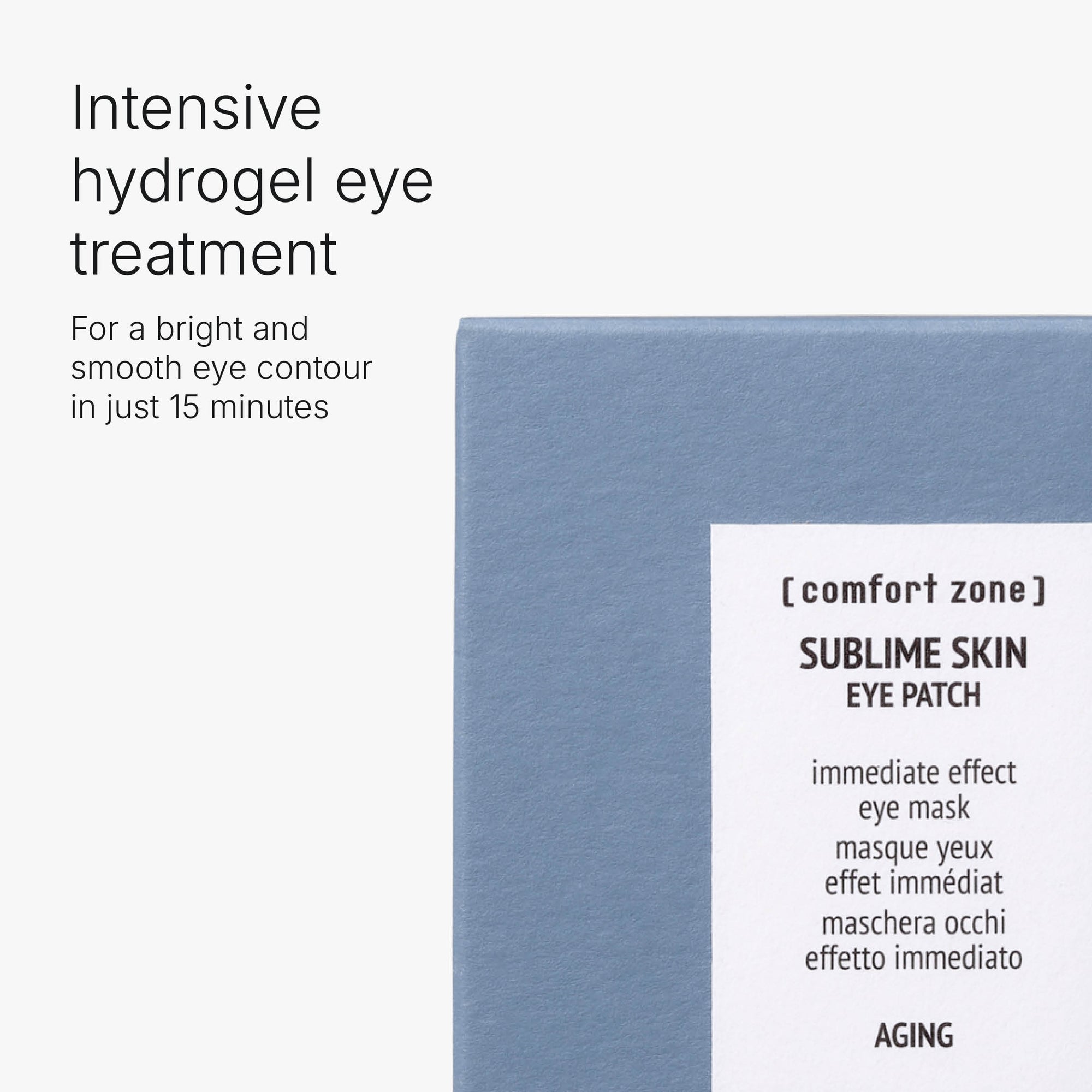 Comfort Zone: Sublime Skin Eye Patch <p>Immediate effect peptide eye mask</p>
-8004608517122
