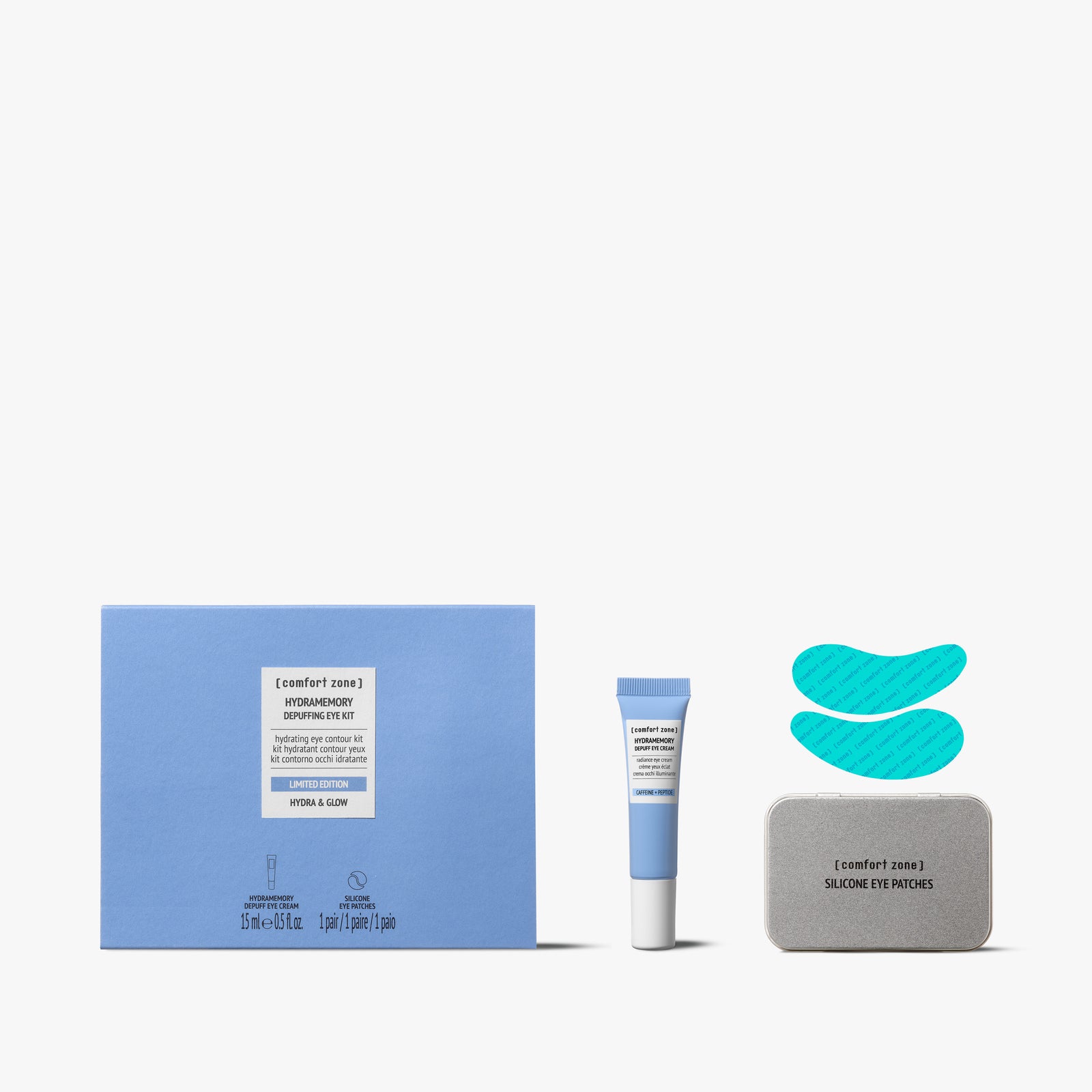 Comfort Zone: Hydramemory Depuffing Eye Kit  Hydrating eye contour duo -

