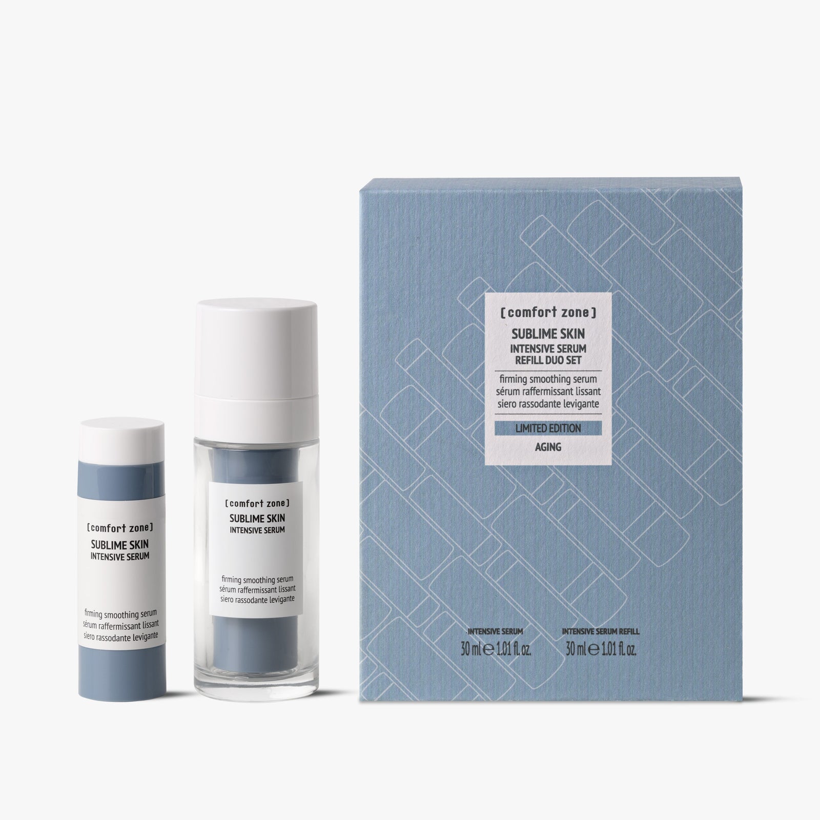 Comfort Zone: Kit Intensive Serum Refill Duo Set Firming smoothing serum and refill set-
